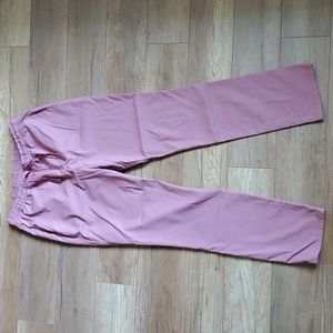 Women's Pink Slim Jaanuu Scrub Pants Bottoms Small